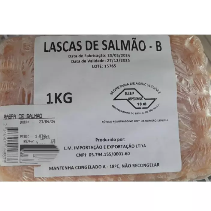 Lascas de salmão