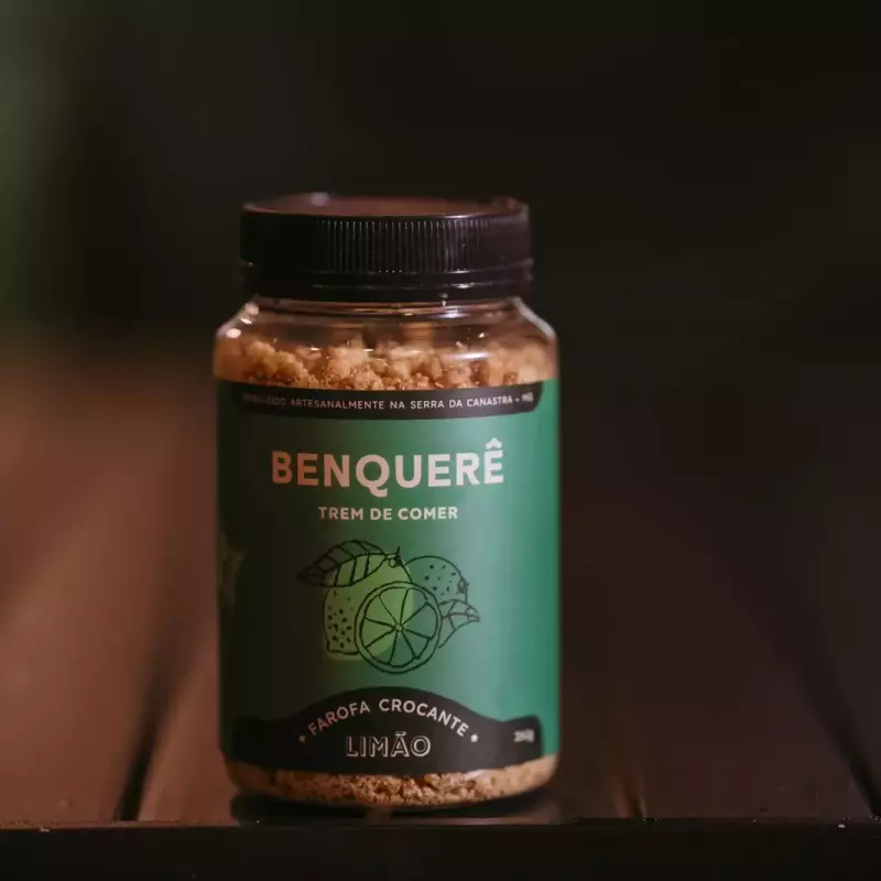 Farofa crocante sabor limão