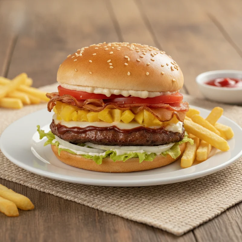 Hamburguesa Hawaiana
