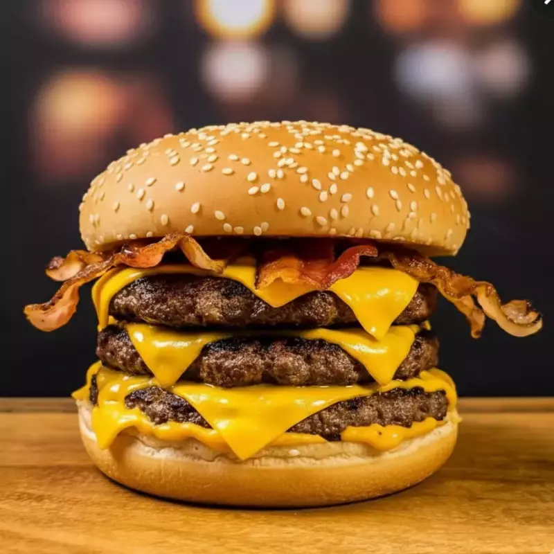 Triplo bacon Cheddar