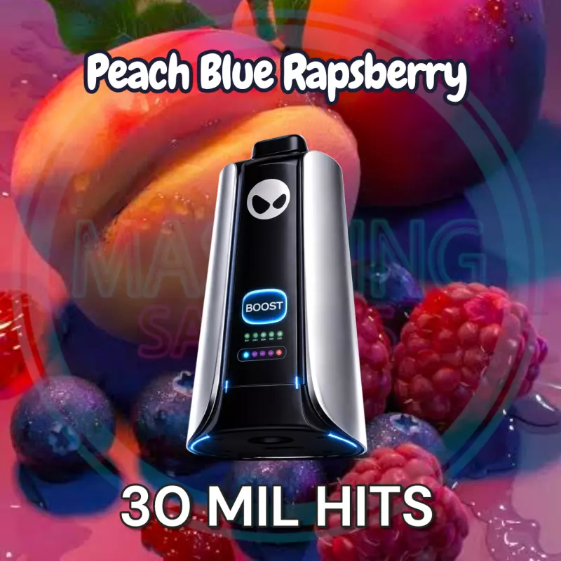 Peach Blue Rapsberry