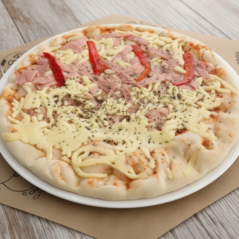 Pizza pre lista jamon y muzza
