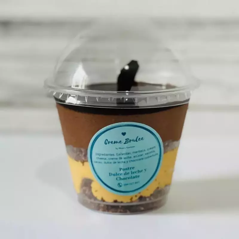 Postre ddl y chocolate