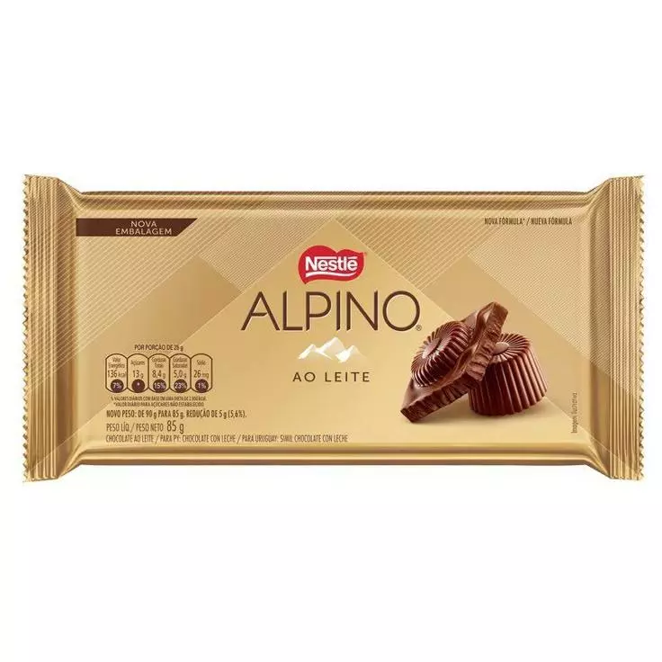 CHOCOLATE ALPINO BARRA 85g