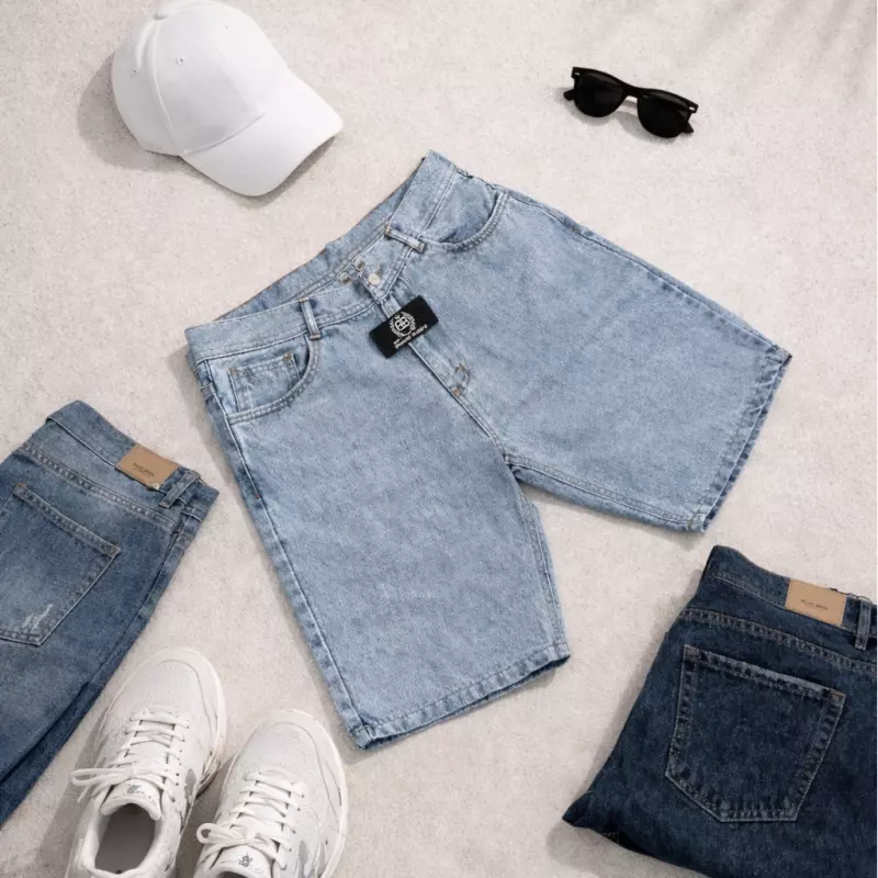 Bermuda Denim Rígida Light Wash