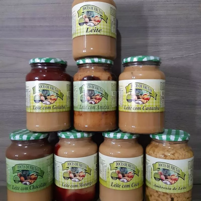 Doces de Leite 100 % Caseiro - oito sabores