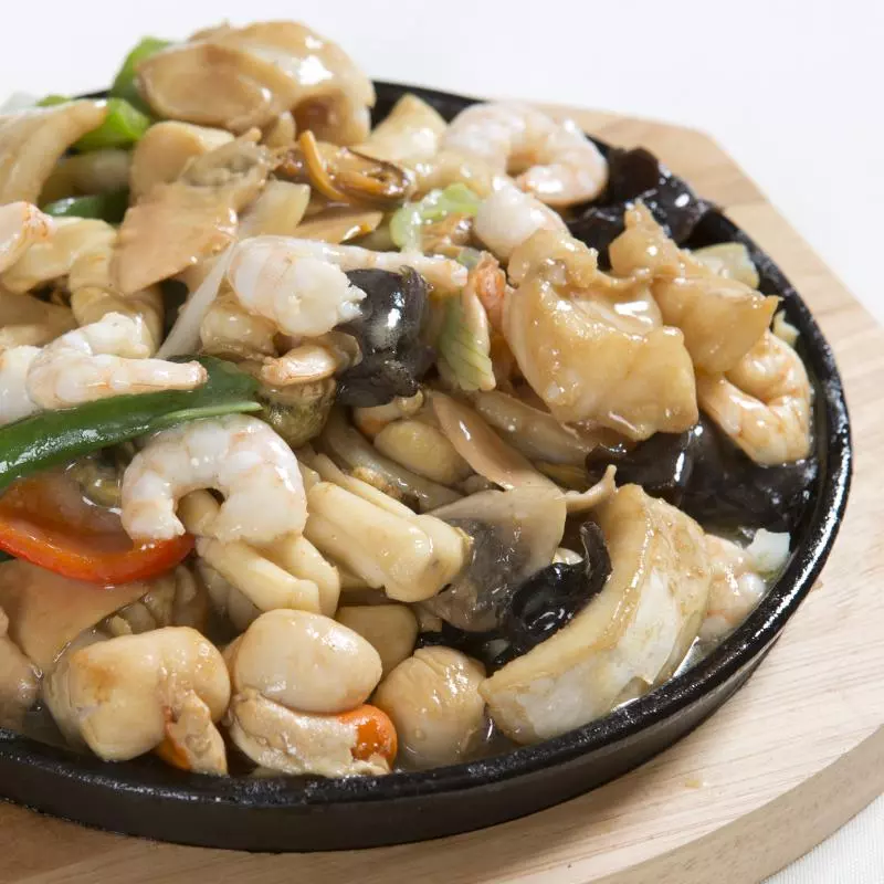 Tepan Xiu de Mariscos Surtidos
