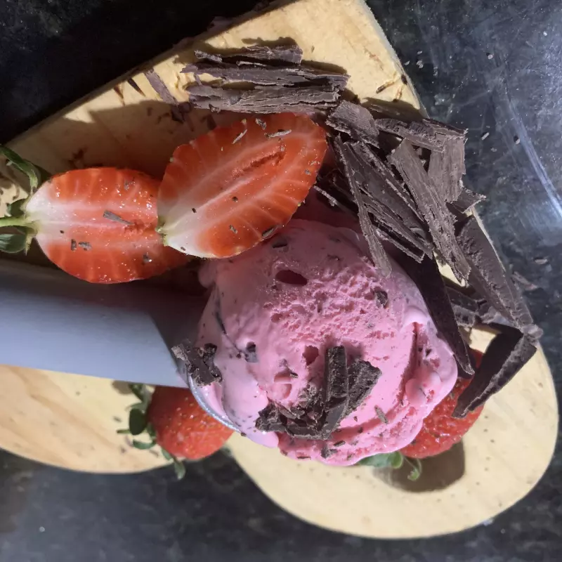 Morango e flocos de chocolate PROMO