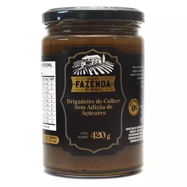 Brigadeiro sem adição de açúcar