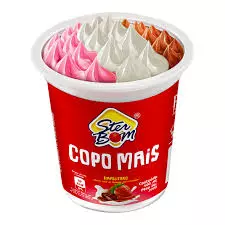 Sorvete Copo+Napolitano