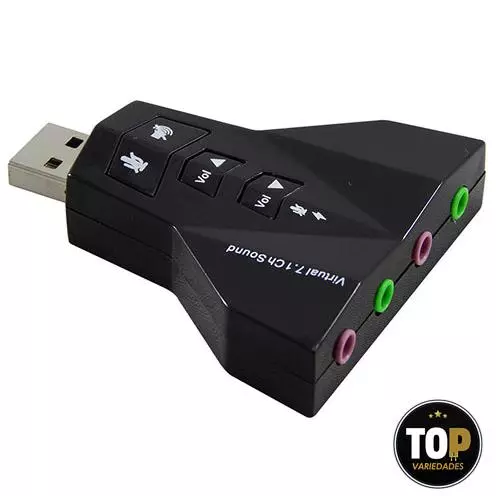 Placa De Som Usb Virtual 7.1