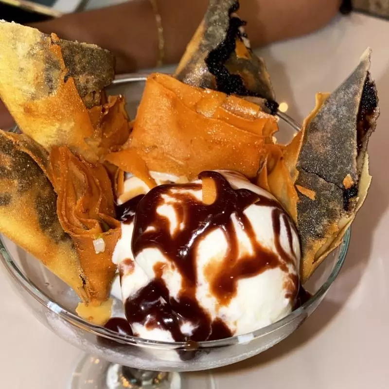 SPRING ROLLS POSTRE  ( RECOMENDADO)