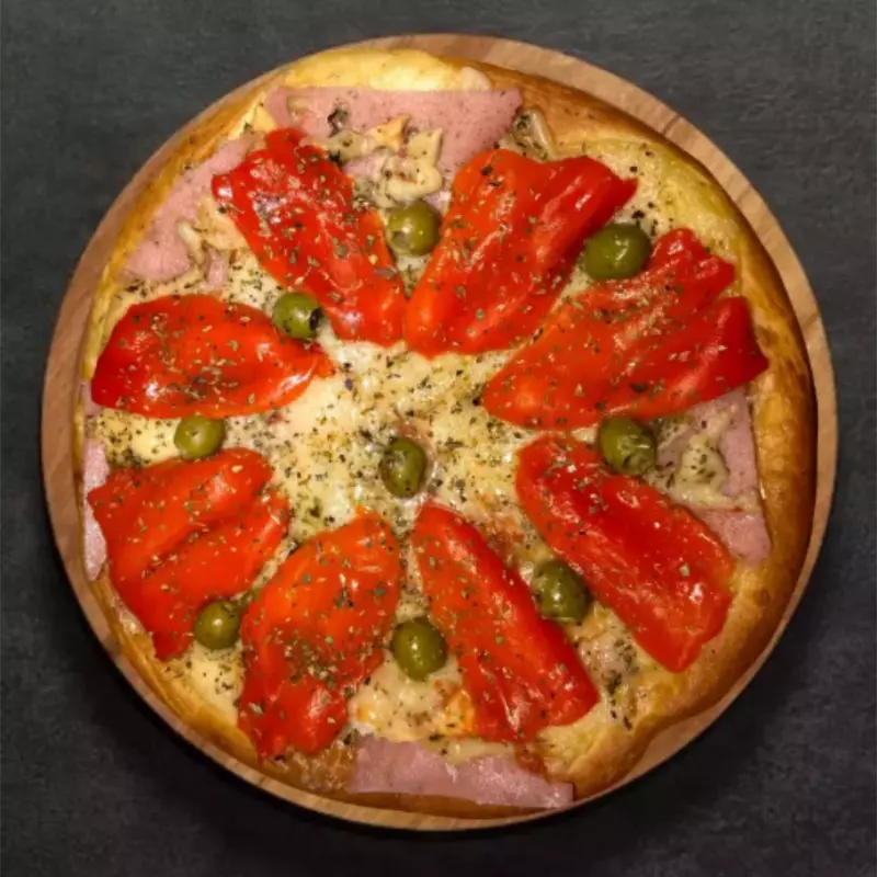 Pizzeta Ind. Jamon y Morrones