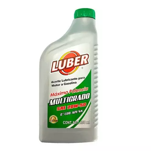 Luber SAE 20w-50 de 950 ml.