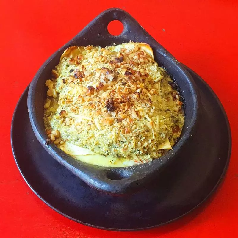 Lasaña Pesto según LUCA