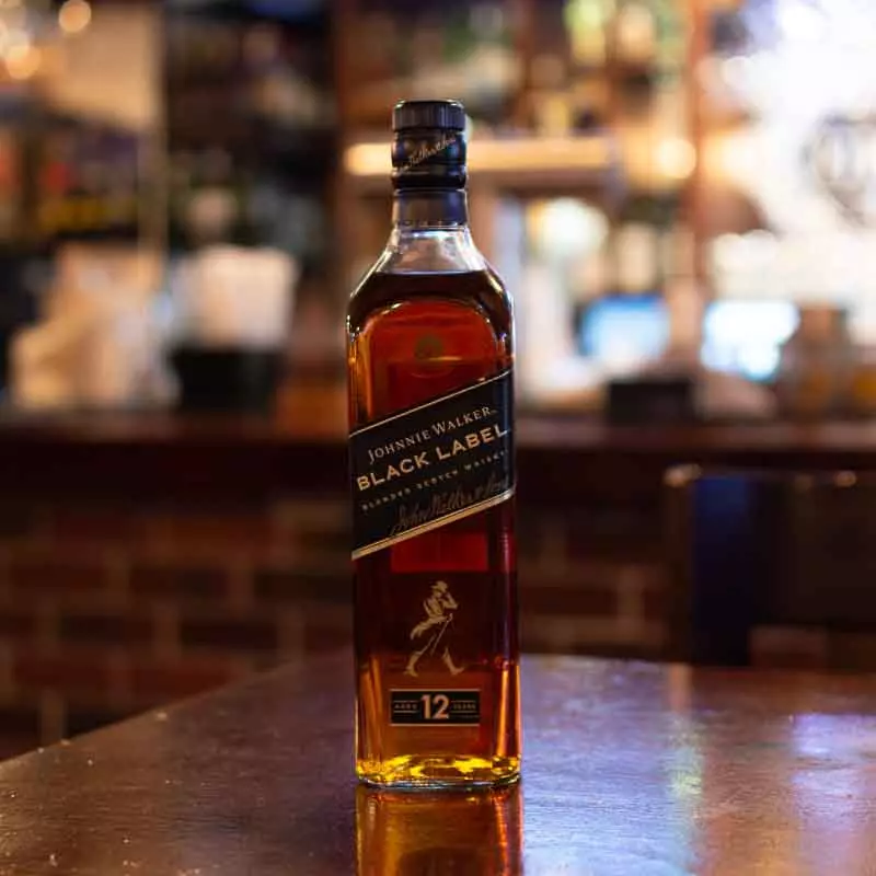 Trago de Johnnie Walker Black Label