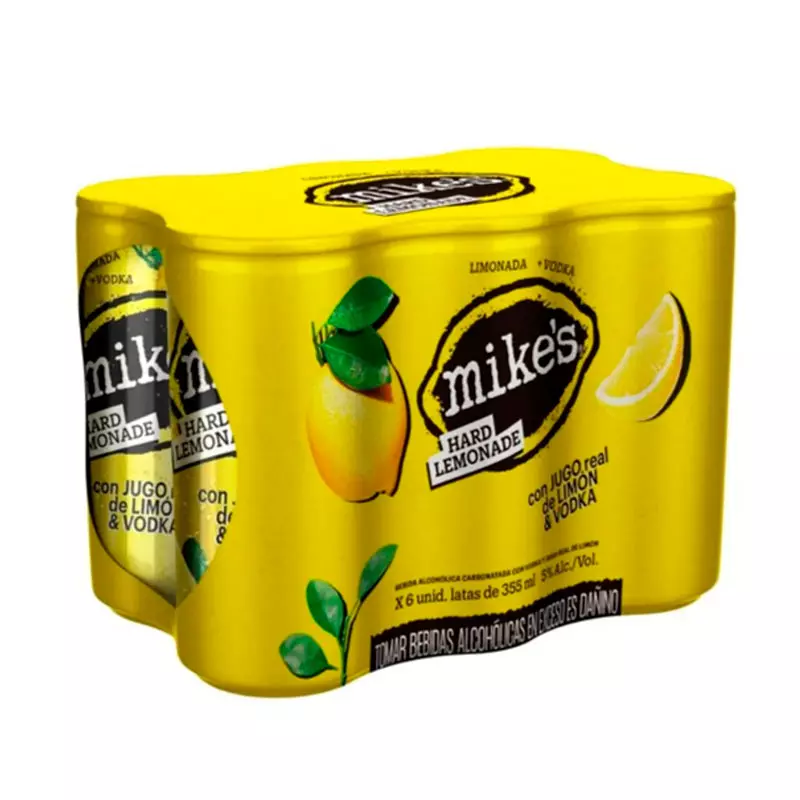 MIKE'S Limón Lata 355ml Sixpack
