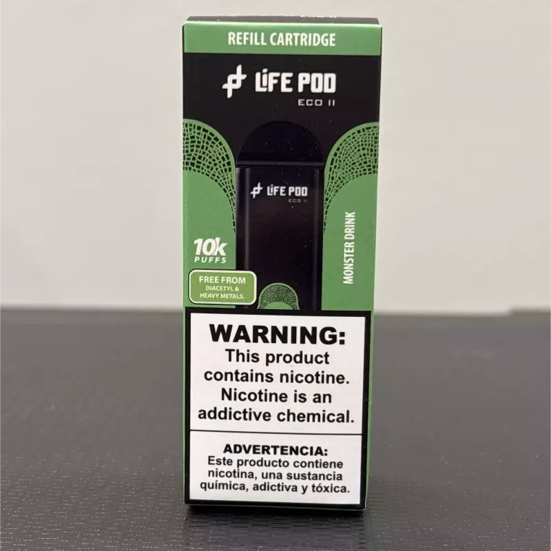 REFIL LIFE POD ECO 2 10K MONSTER