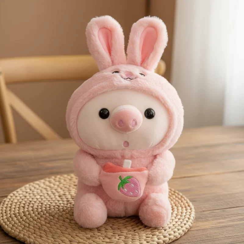 Peluche cerdito rosa