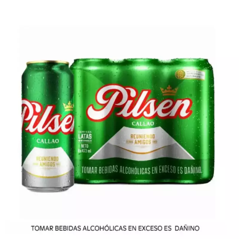 Six (6 und ) Pack Lataza Pilsen 473