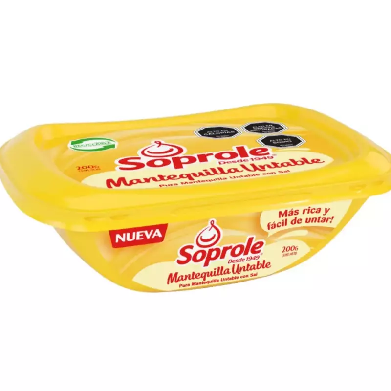 Mantequilla untable Soprole 200grs