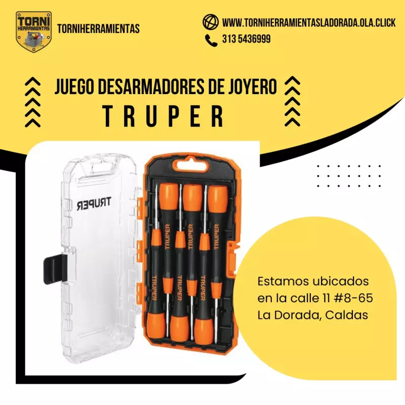 🧰 Juego de desarmadores de joyero (