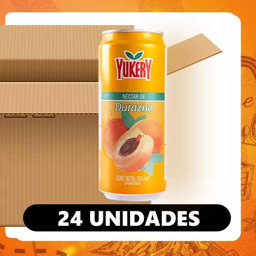 Bulto Yukery Durazno 335ml