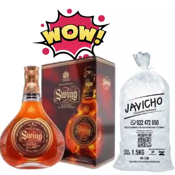 Swing Johnnie Walker 15 años + hielo