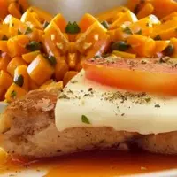 6491 - Frango Pizzaiolo com Legumes