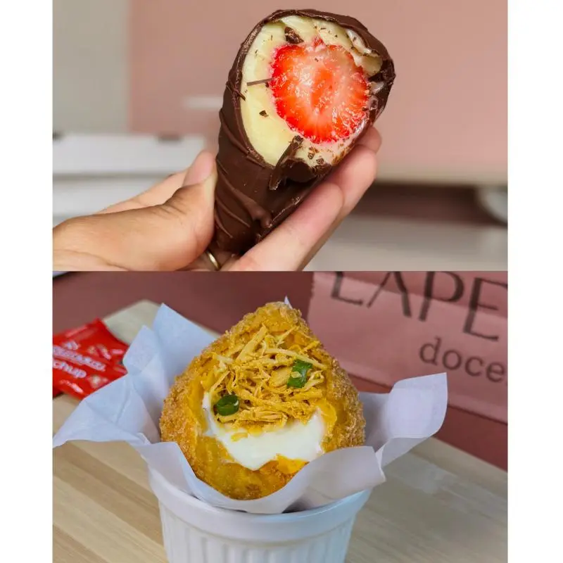 Coxinha+ bombom
