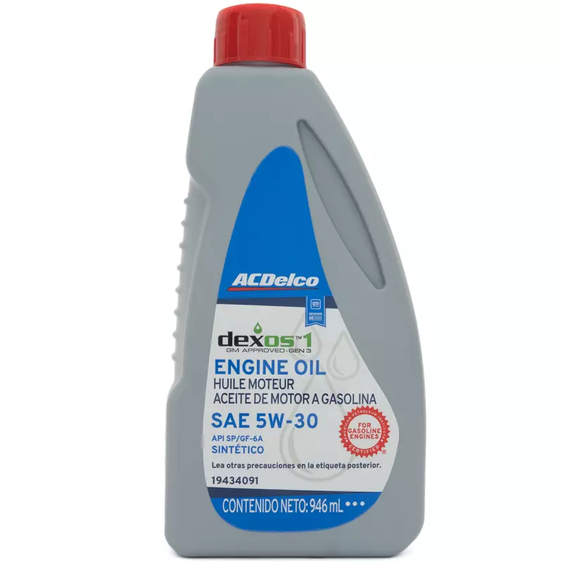 ACDelco DEXOS SAE 5w-30 de 946 ml.