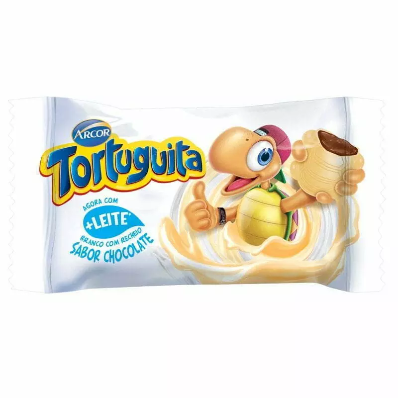 Tortuguita Branca com chocolate