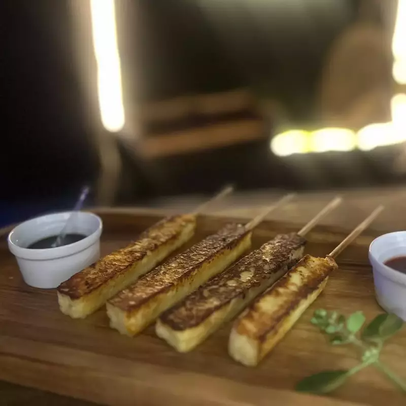Espetinho de Queijo Coalho