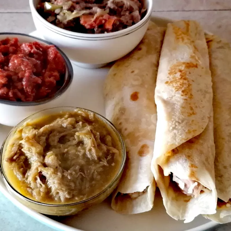 Burro Picadillo sin Chile