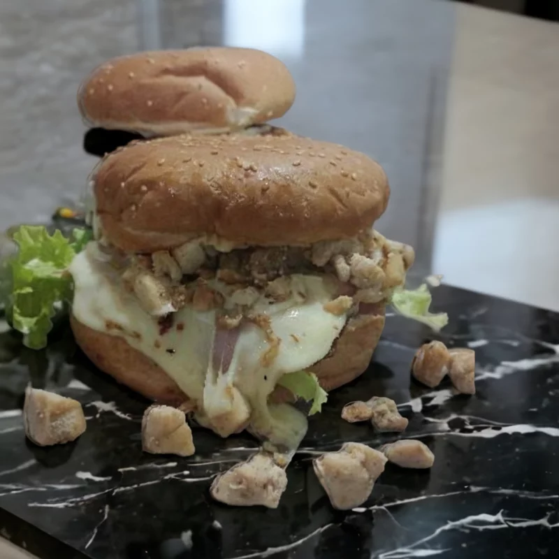 X-frango tradicional+ Batata chips