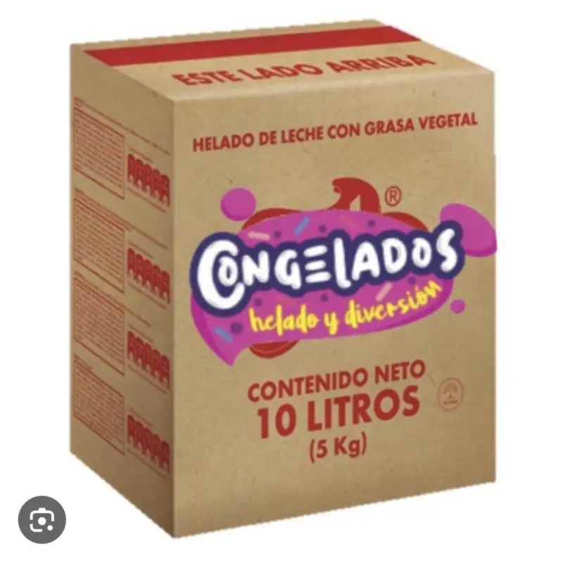 Caja Gelatto 10 Lts