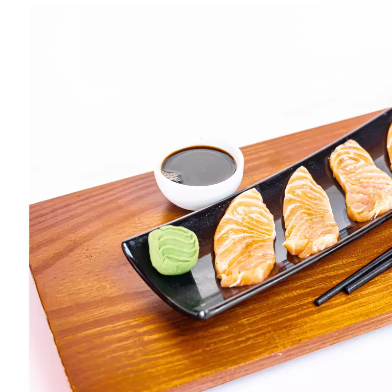 Sashimi de salmón - 3 unidades