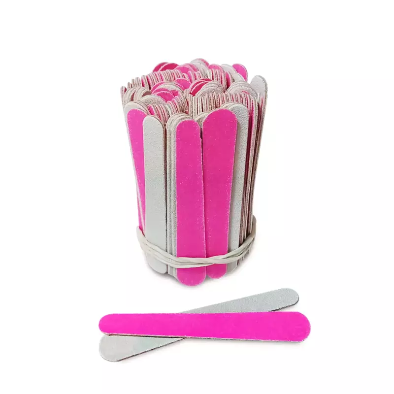 Mini Lixa Rosa C/100 Unidades