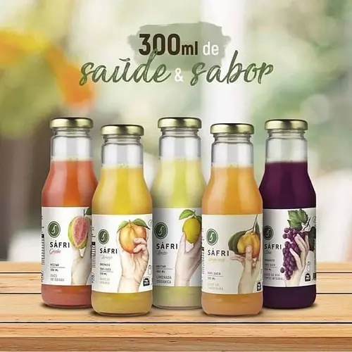 Sucos orgânicos Safri