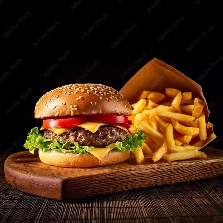 X-Hambúrguer + Batata