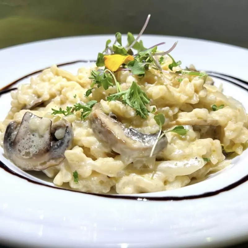 Mushroom truffle rissotto