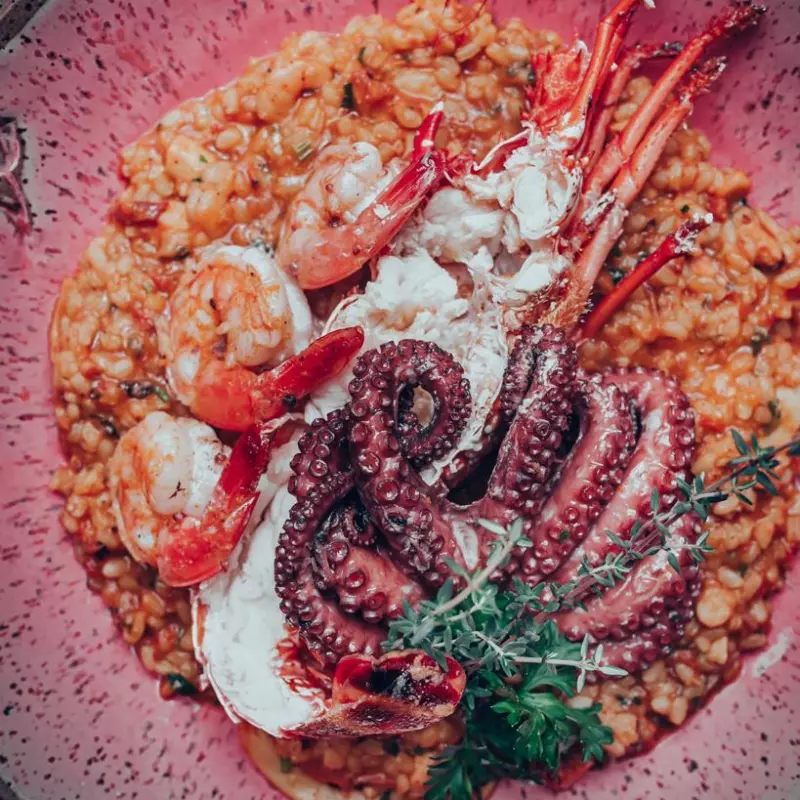 Paella de Frutos do Mar (2 pessoas)