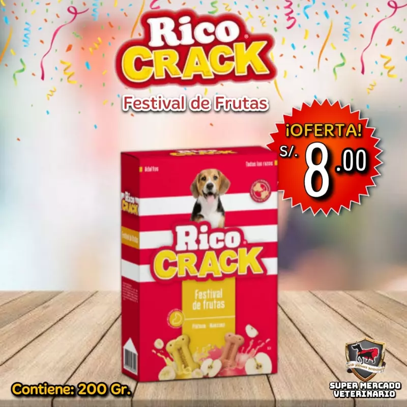 RICOCRACK Festival de Frutas 200 GR