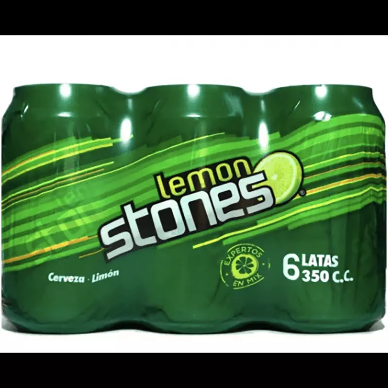 Sixpack Cerveza Lemon Stone 350cc