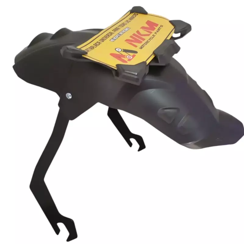 GUARDA BARRO PLATINA PLANA NEGRO