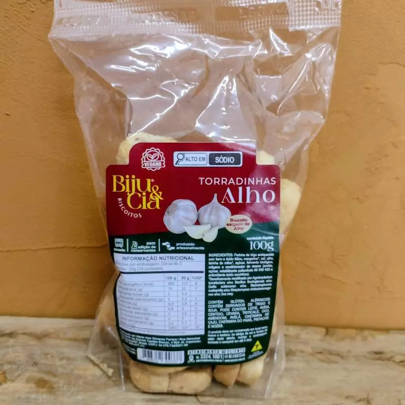TORRADINHA ALHO 100g