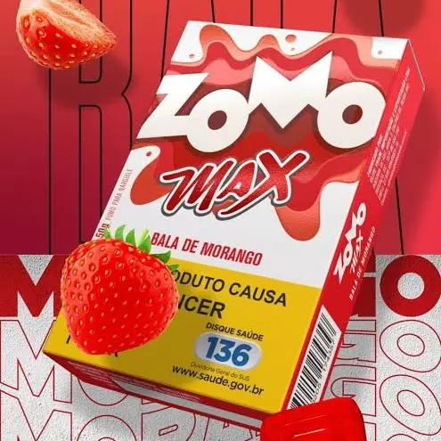 ZOMO BALA DE MORANGO