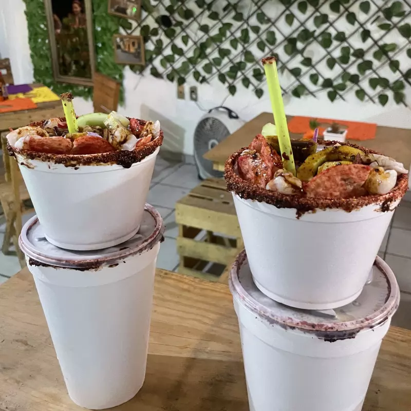 Tosti Aguachile para Michelada