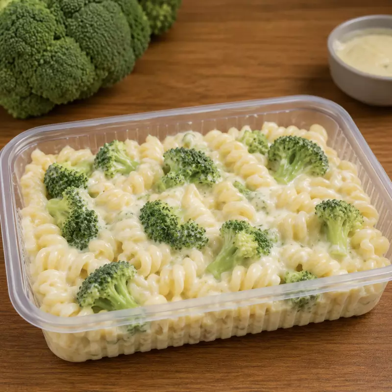 Macarrão ao Molho Branco c/ Brócolis