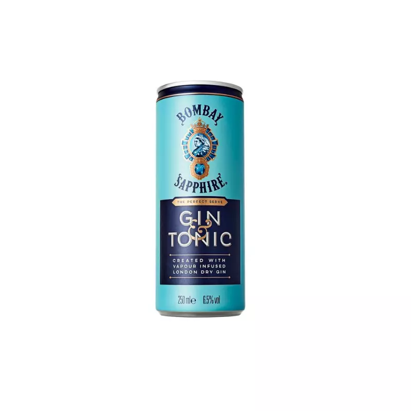 Gin Bombay Tonic Lata 6.5º 250 c.c.